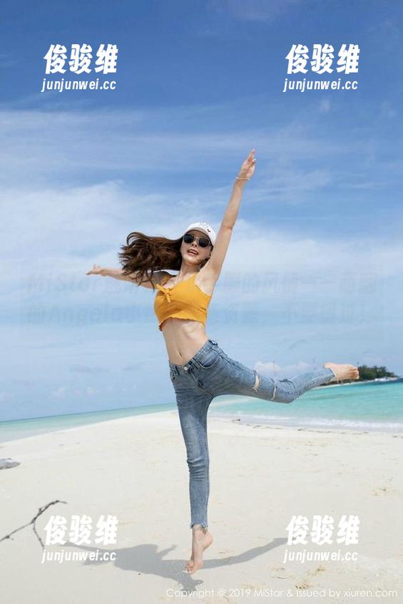 MiStar魅妍社 - 水手服的风情——萌翻的Angela小热巴图集资源，不要错过！