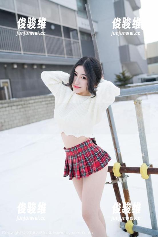 MiStar魅妍社 - 无圣光，不造作，Angela小热巴的棉袜原图，让你一秒爱上！