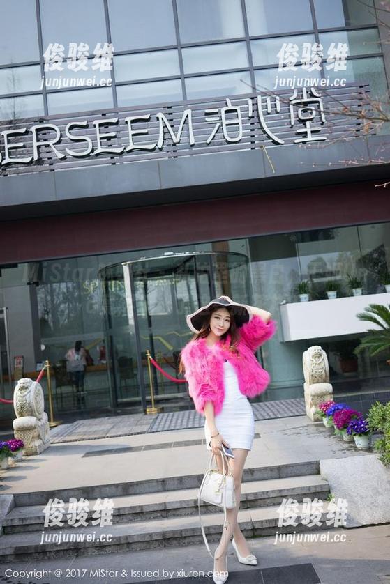 MiStar魅妍社-于姬Una MiStar魅妍社 - 私拍里的黑白,于姬Una竟然玩出了这些新花样?