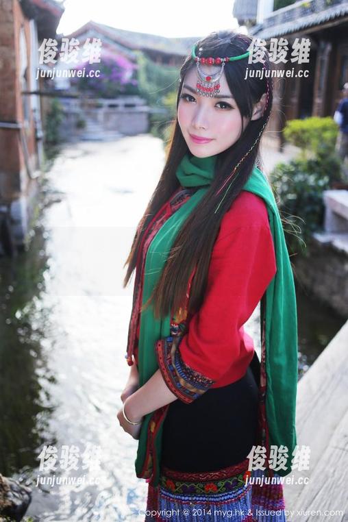 MyGirl美媛馆 - 徐子琦Anna白裙，福利图包一解锁，惊艳你的夏日！