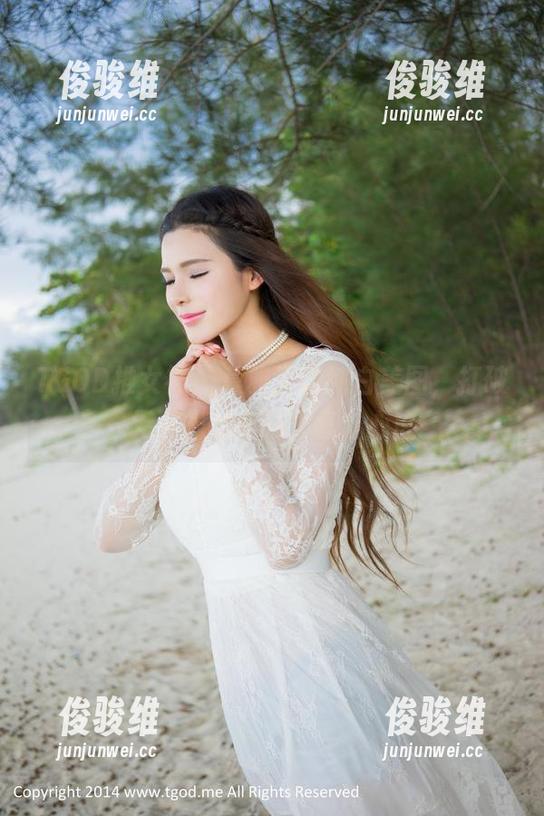 TGOD推女神 - 莫雅淇的纯白美图，打破无圣光的界限，直击心底