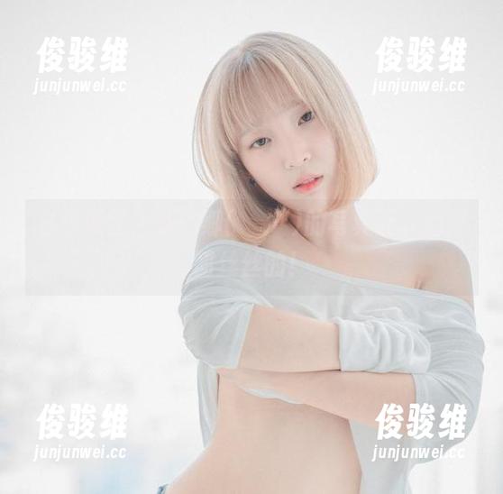白色如雪，姜仁卿(강인경)的写真让人心里甜丝丝的！