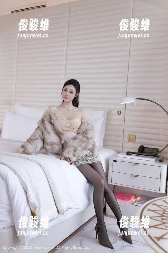 秀人网 - 又见“婠婠么”，这次的高清图包可爱到让我想捏脸！